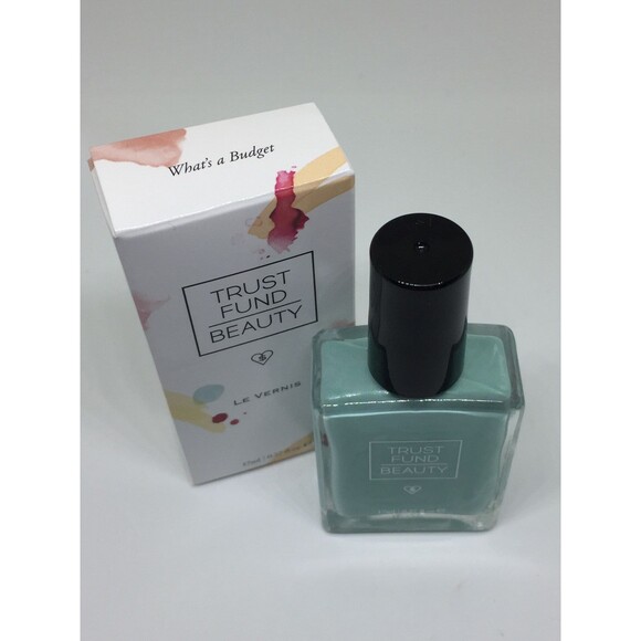 Trust Fund Beauty Nail Polish What's A Budget in Sea Foam Blue - Picture 3 of 3